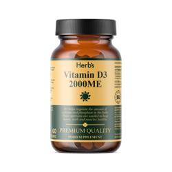 Витамин D3 2000ME, № 60, Herb's, капсулы 250 мг, БАД